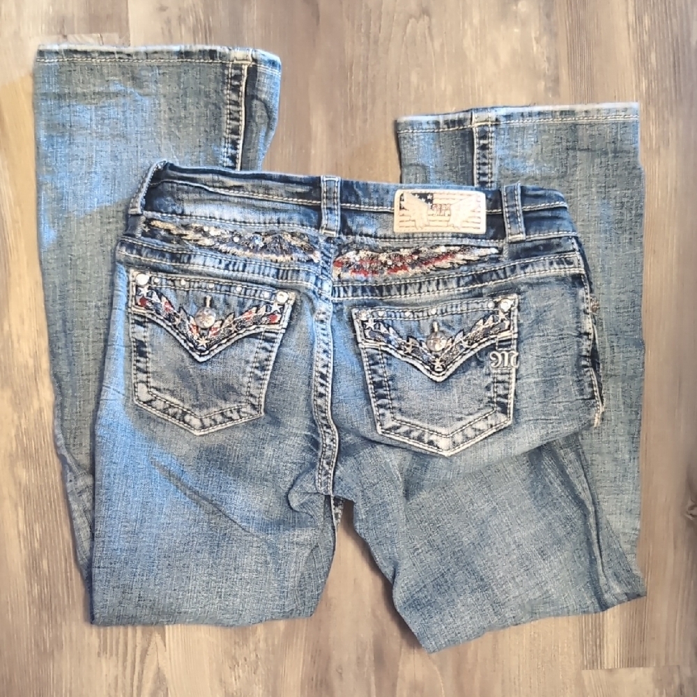 Miss Me Light Blue Boot CutLeg Jeans